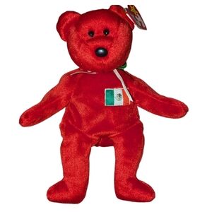TY Beanie Baby Osito the Mexico Bear 1999 Retired Mint Tags ERRORS RARE …